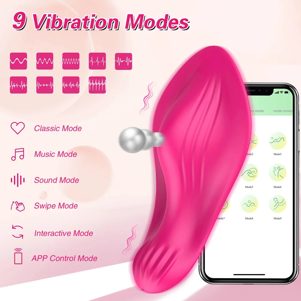 Wearable Bluetooth APP Vibrator for Women Wireless Remote Control Vibrating Egg Clitoris Stimulator Female Sex Toys for Couples