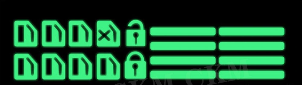 1set Auto Windows Control Panel Leuchtende Aufkleber Tür Fensterheber Schalter Dekoration Auto Innen Aufkleber Auto Zubehör