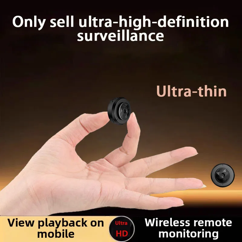 ブランドの高解像度コンパクトワイヤレスミニカメラ、usb充電式バッテリー、wi-fi接続、赤外線ナイトビジョン、モーション検出機能付き-家庭、ペット、車両の監視に最適、ワイヤレスミニカメラ