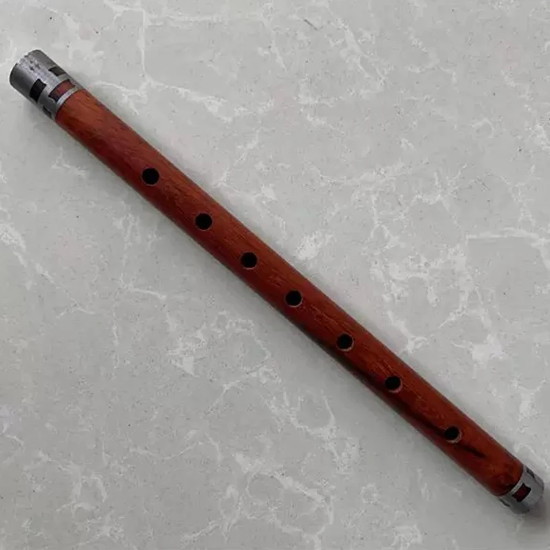 Wooden Bili Guanzi A-Flat B-Flat Tone Korean Guanzi Folk Adults Beginner Performance Short Flute Ethnic Woodwind Instrument