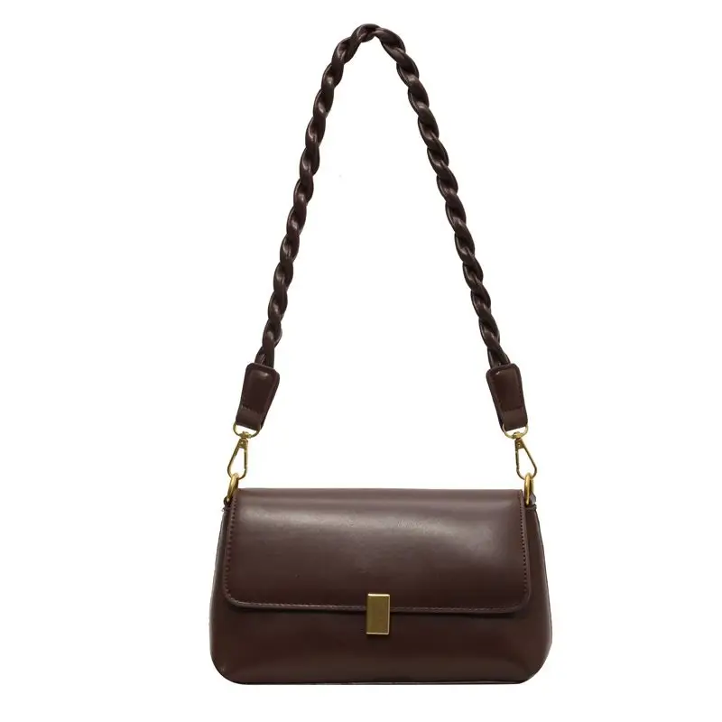 

Женская осенняя маленькая квадратная сумка в стиле ретро Ins2025, новая модная женская сумка через плечо Tide