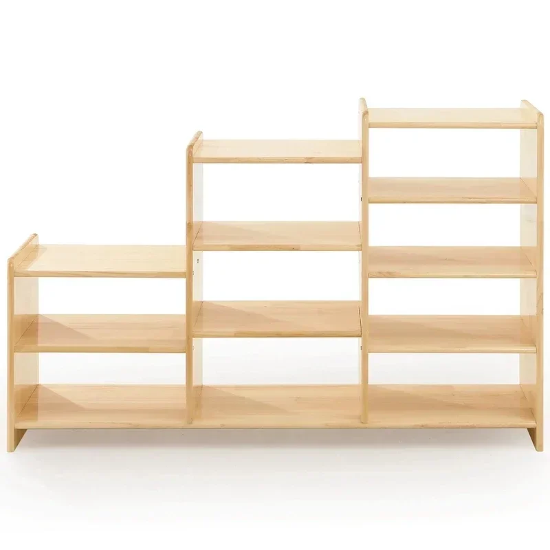 

Kids Wooden Toy Storage Cabinets Furniture Wood Children Toys Storage Kindergarten Montessori Daycare Cabinet