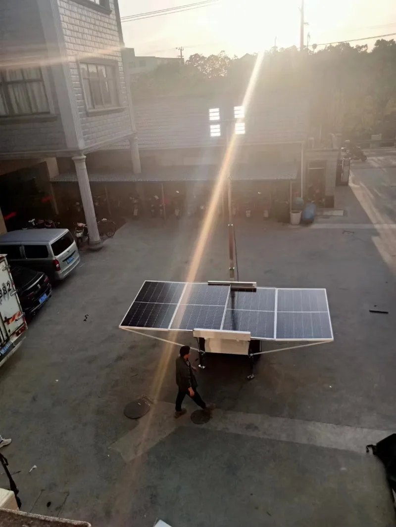 Mobile Light Tower Preis Panel Por Led Beleuchtung Notfall Teleskop Mast Light Tower Mobile Station