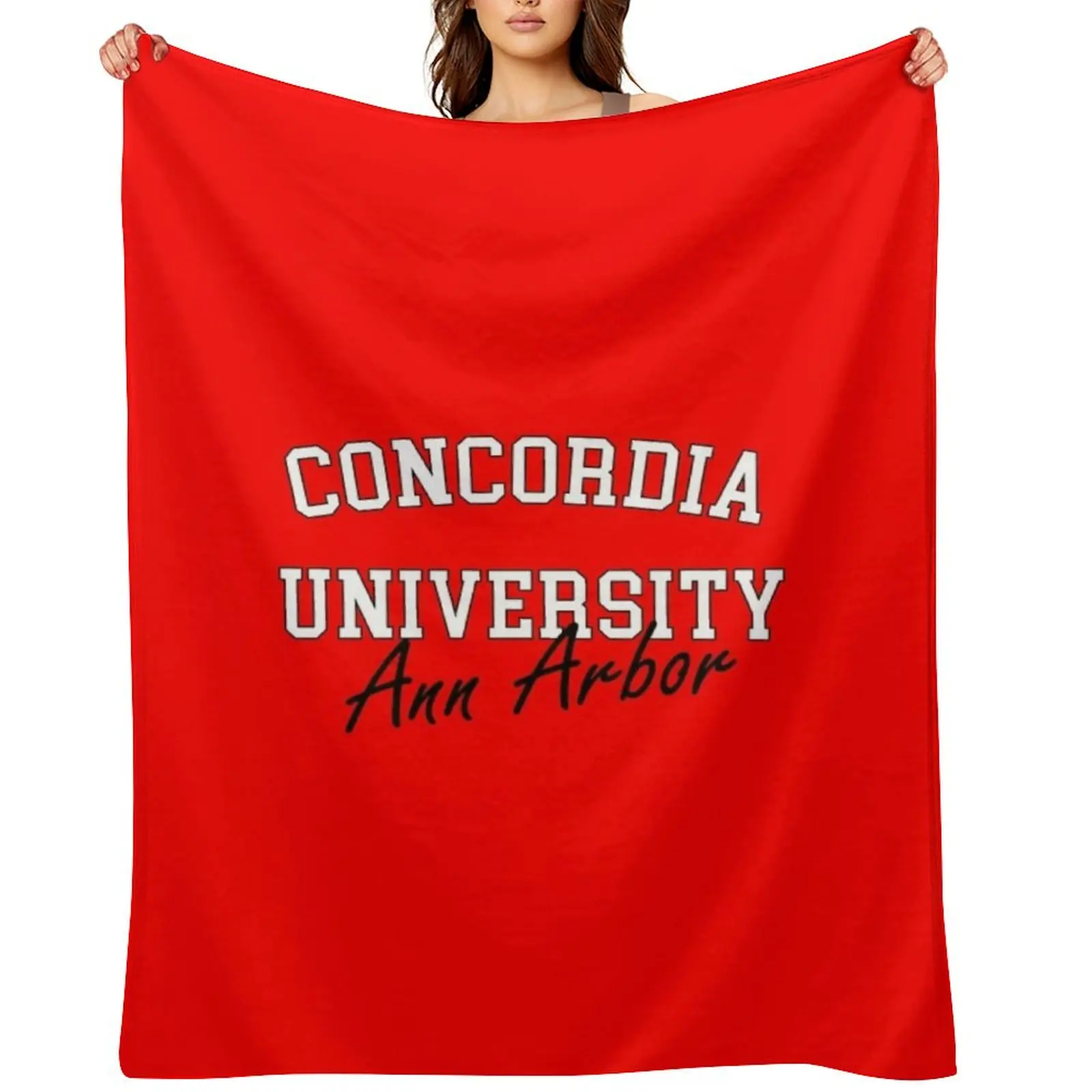 

Concordia University Ann Arbor Michigan Throw Blanket blankets and throws for babies Blankets For Bed Extra Large Throw Blankets