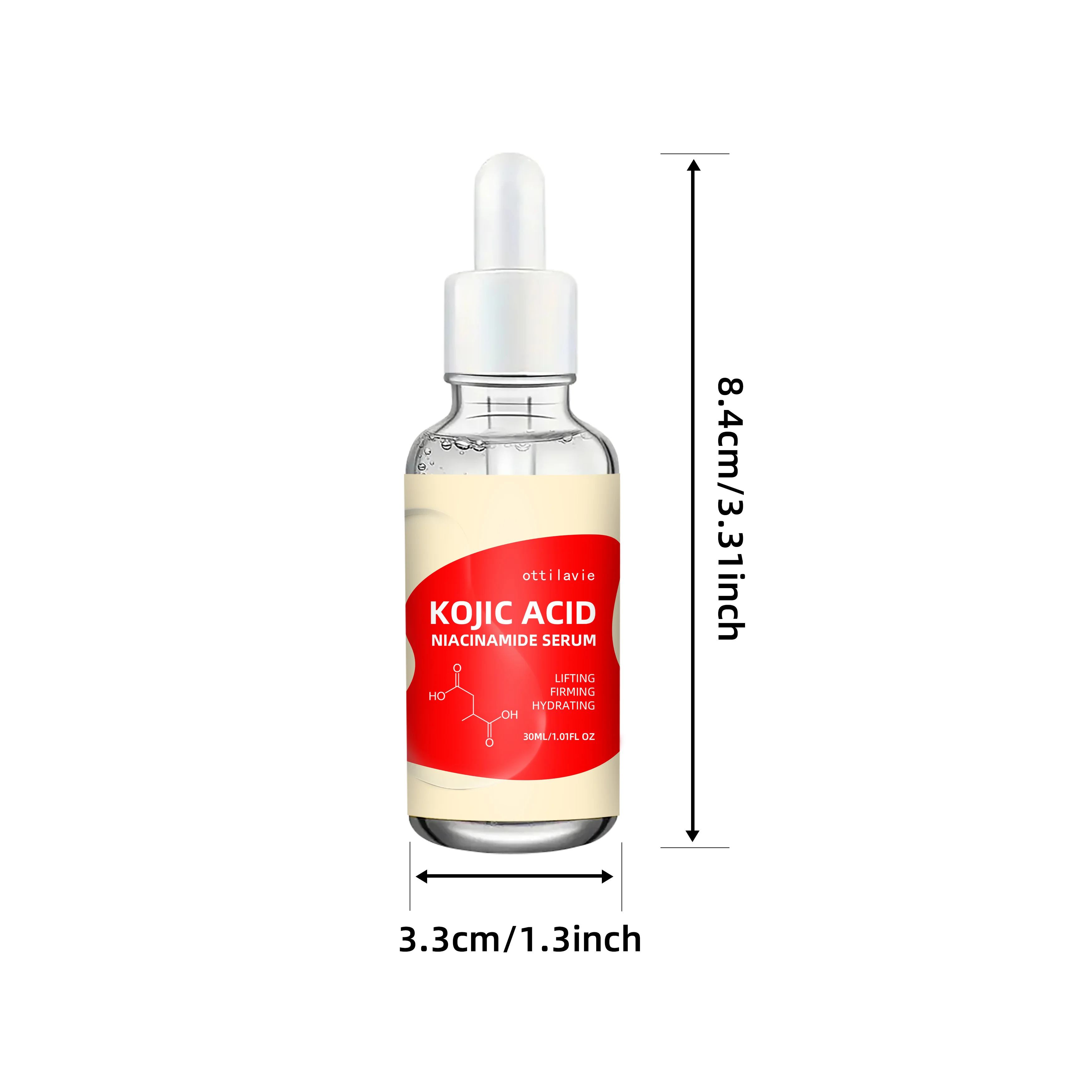 Ottilavie Kojic Acid & Niacina - Niacinamide Brightening Serum ulasan dan harga