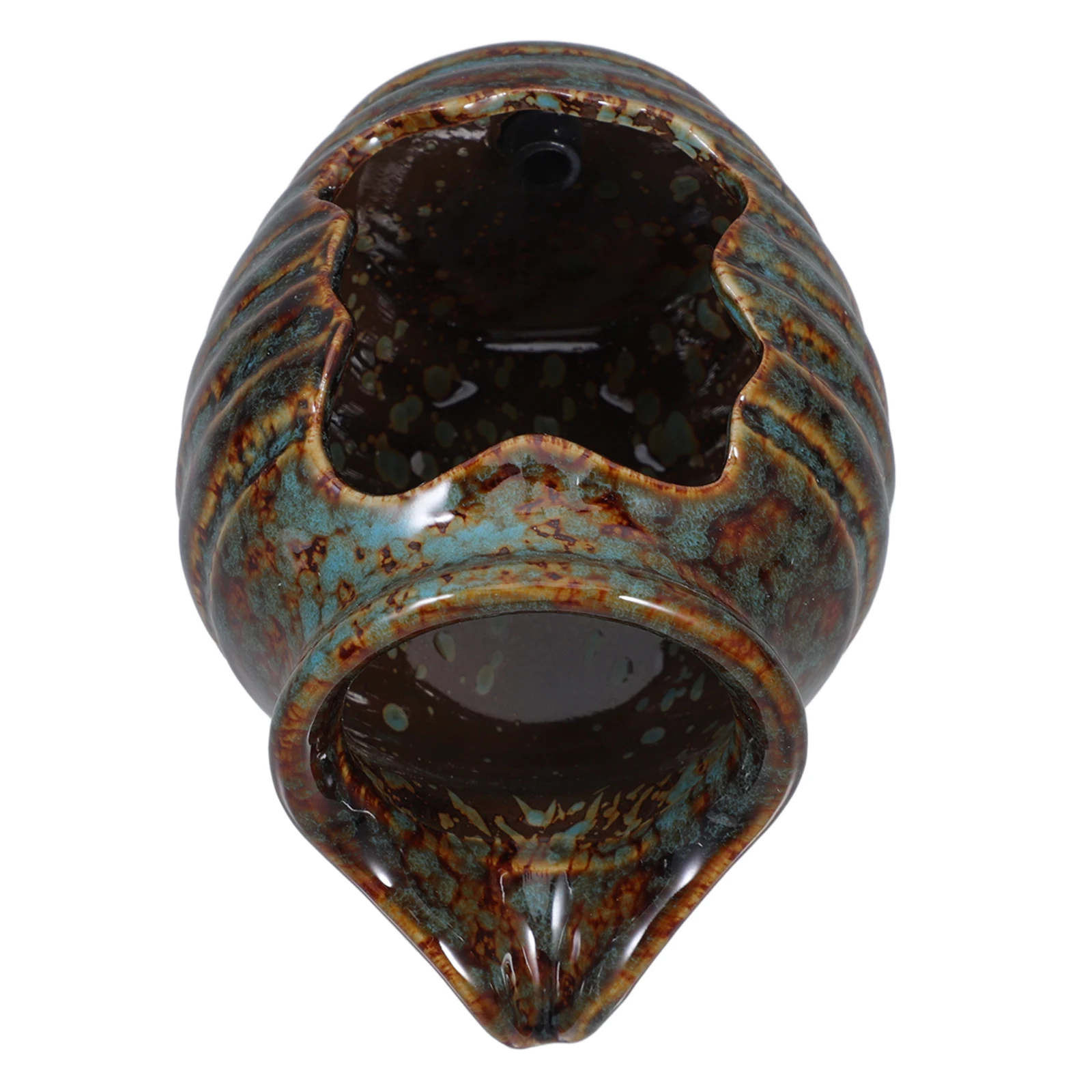 

Clay Pot Ecological Tank Fountain Vase for Indoor Decorative Waterfall Ceramic Ceramics Fish Circulating