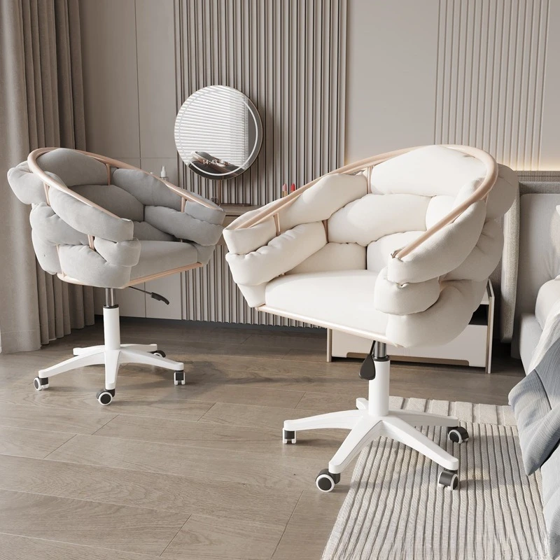 

Bedroom living room lift swivel chair comfortable makeup stool high rebound sponge