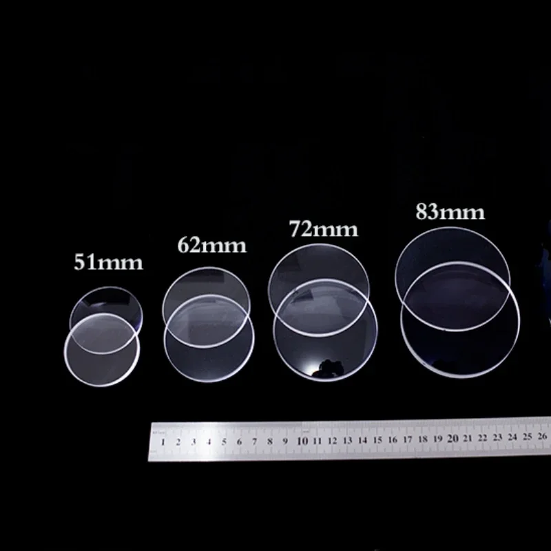 Lentille double série 50mm 60mm 70mm, ensemble de 2 pièces, groupe d'objectif séparé pour télescope réfractif à monter soi-même, lentille en verre optique