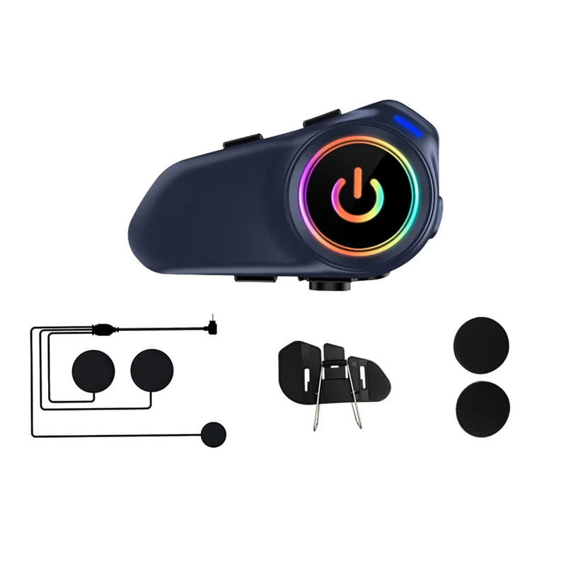 

For Motorbike Rider Compatible Motorcycle Helmet Headset BT5.3 Wireless Earphone Handsfree Mic Headphone Music Player Upgrade-Bo