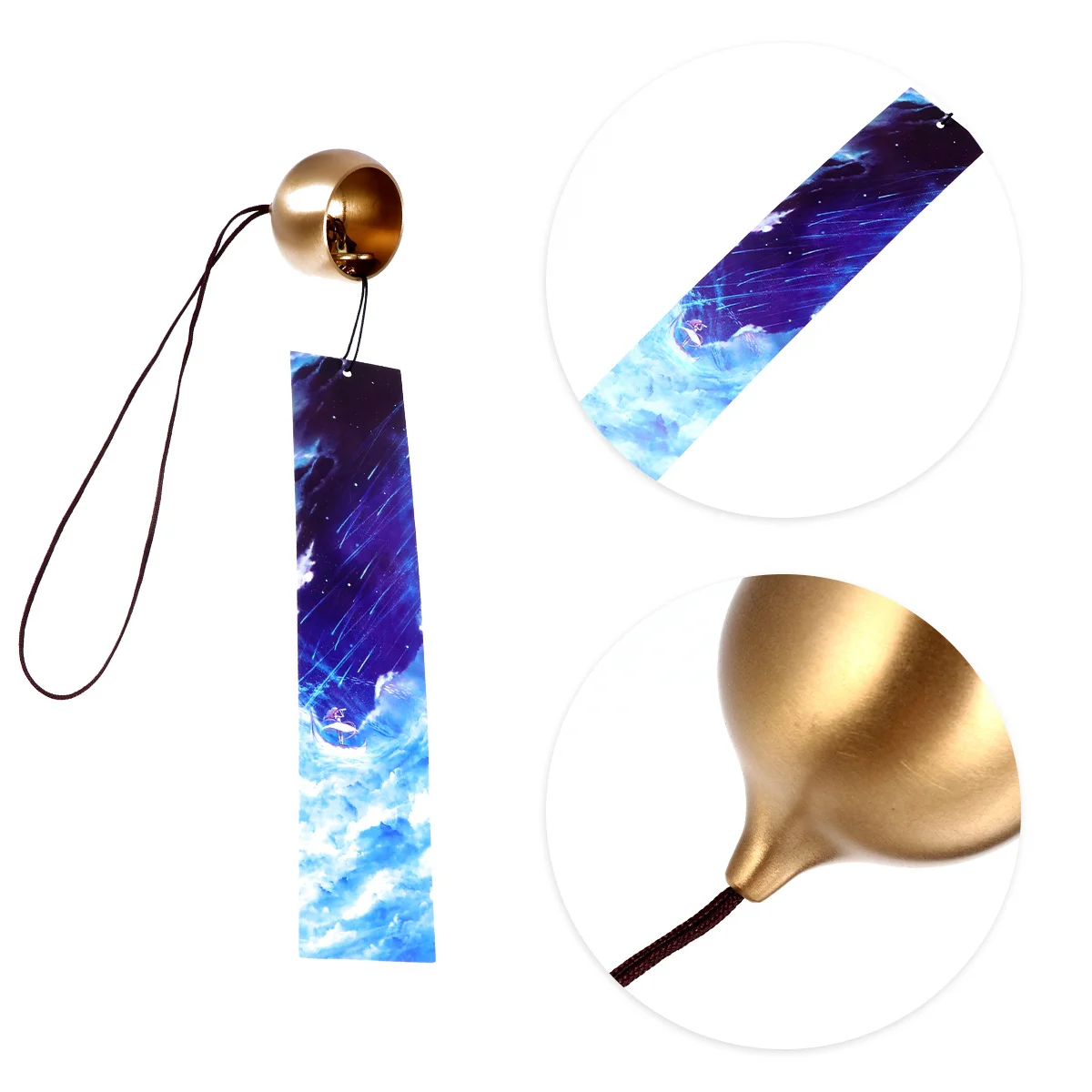 

1Pcs Japanese Style Copper Wind Chime Pendant Hanging Garden Balcony Patio Decoration Relaxing Windbell Pendant