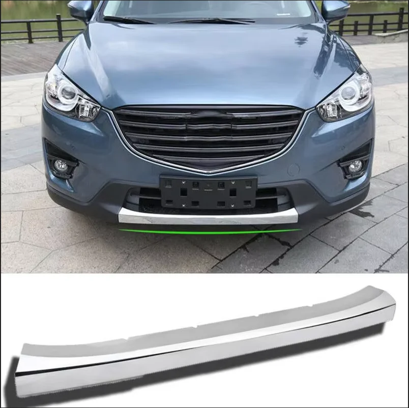 

Для Mazda CX-5 CX5 2012-2016 ABS хромированный передний бампер накладка 1 шт. модификация автомобиля автозапчасти