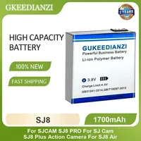Sports Camera Battery For SJCAM SJ8 PRO Plus Air 1700mAh High Capacity
