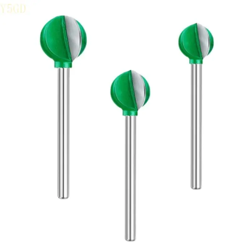 Y5GD 6 mm Bola vástago Bit Brouter Bit Bit End Mill Round Cove Box Solid Carbides Bit