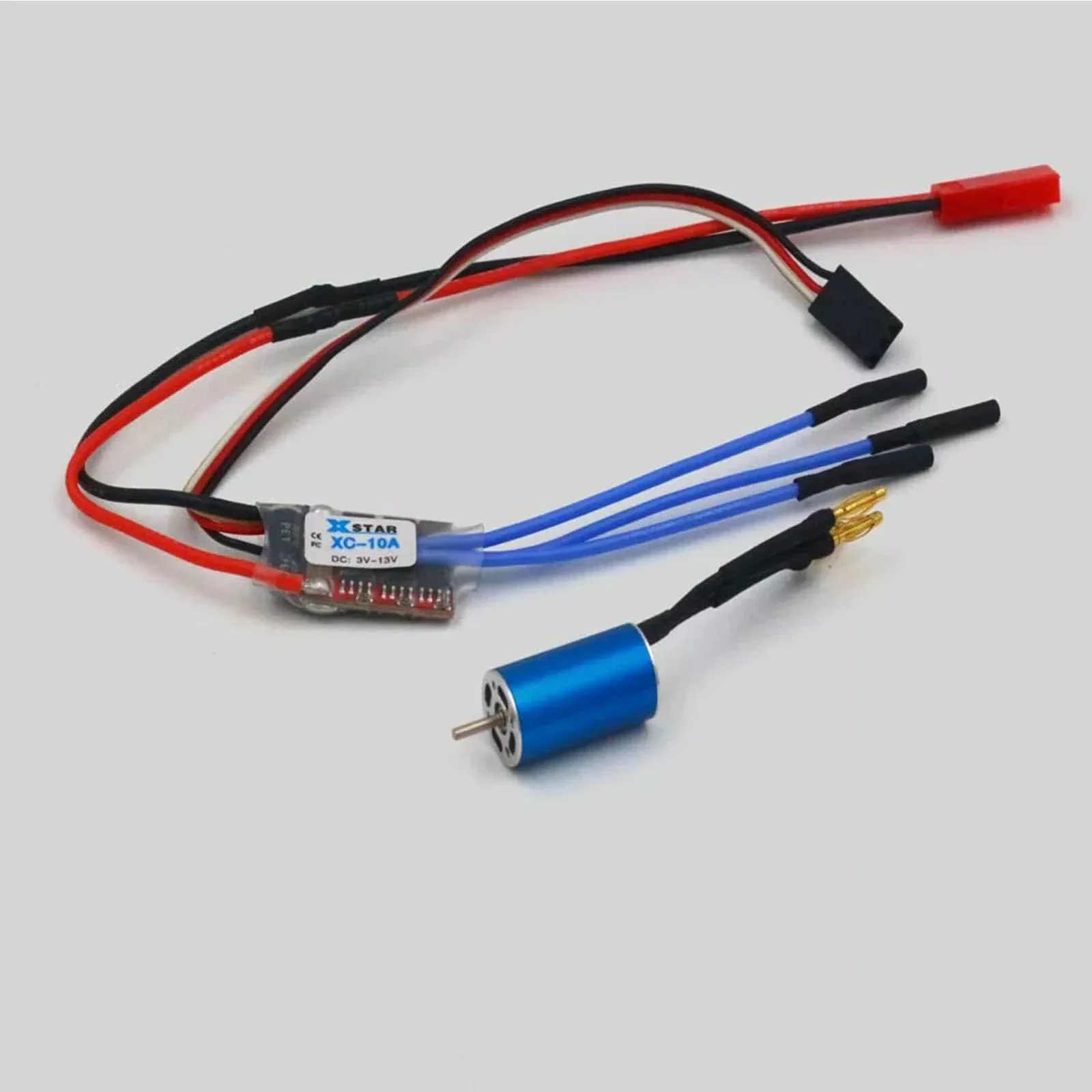 10A Brushless ESC 10300kv 1200 Motor For Losi Micro T SCT 4WD Rally Desert Truck rc crawler car model toys upgrade parts