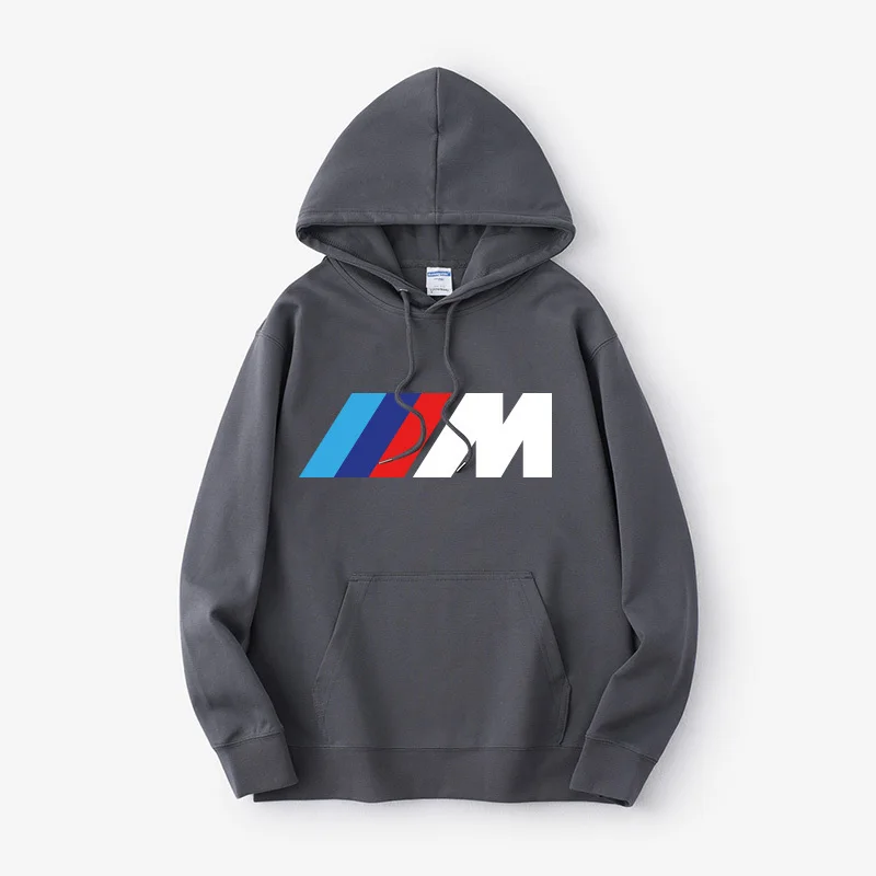 BMW M POWERDepartment Performance Car Culture Enthusiasts Sweater Hooded Korean Style Clothes Pullover Men