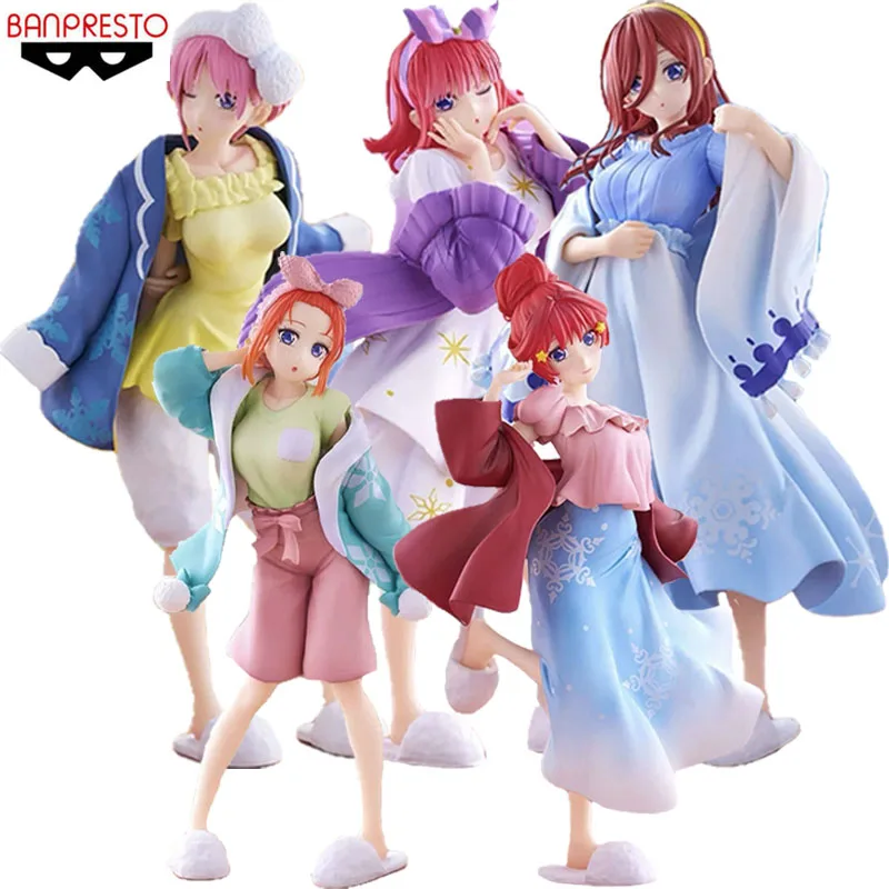 

Bandai Original Ichiban KUJI The Quintessential Quintuplets Anime Figure Nakano Ichika Action Figure Toys For Kids Gifts Model