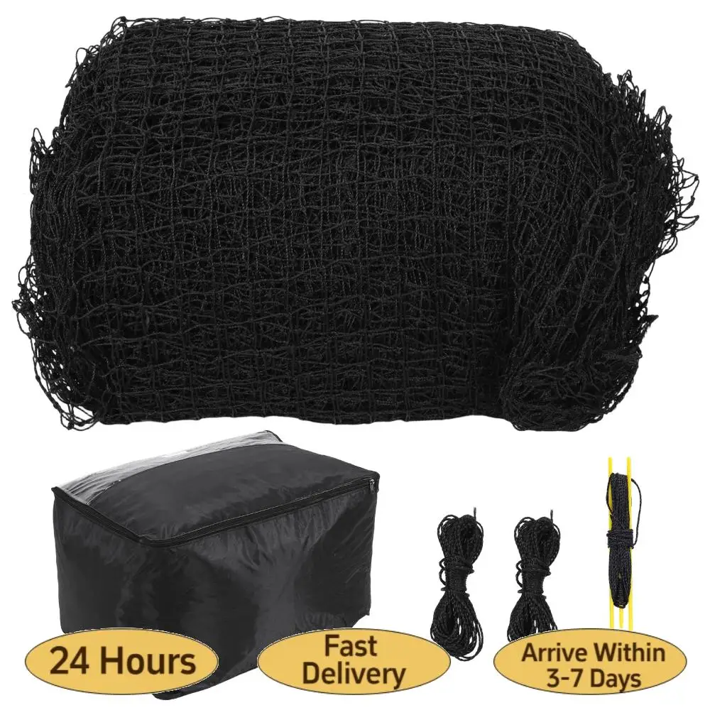 

Batting Cage Nets 10x10x35 FT /12x12x55 FT Baseball & Softball Netting Portable Net Only No Frame Included for Backyard