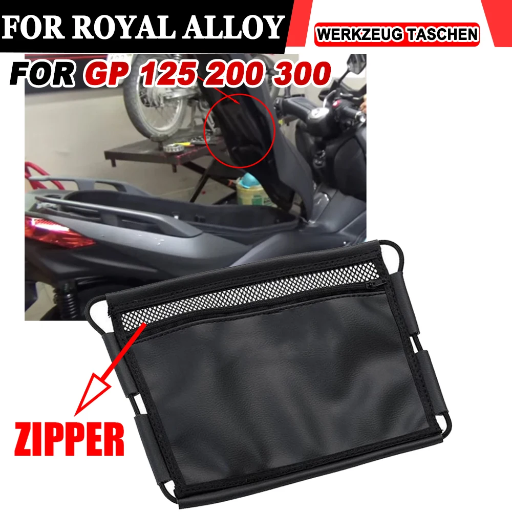 Motorcycle Accessories Under Seat Storage Bag Leather Tool Bag Pouch Bag For Piaggio Liberty 50 125 150 Wallet Document Card