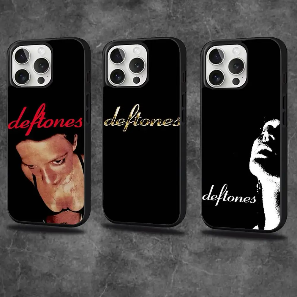 

B-Band D-Deftones Phone Case For iPhone 16,15,14,13,12,11,Pro,Max,Plus,Mini,SE4,E Magnetic Magsafe Wireless Charging