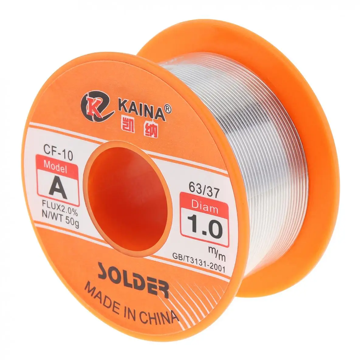 

1.0mm 50g Soldering Tin Wire Tin Melt Rosin Core Solder Soldering Wire Roll 2% Flux Low Melting Point