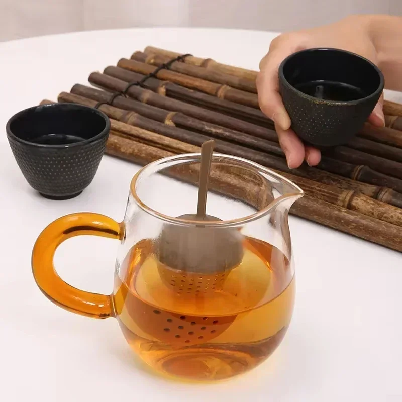 1pc Mini Acorn-Shaped Silicone Tea Strainer Heat Resistant Infuser Filter Pinecone Tea Maker for Home Use