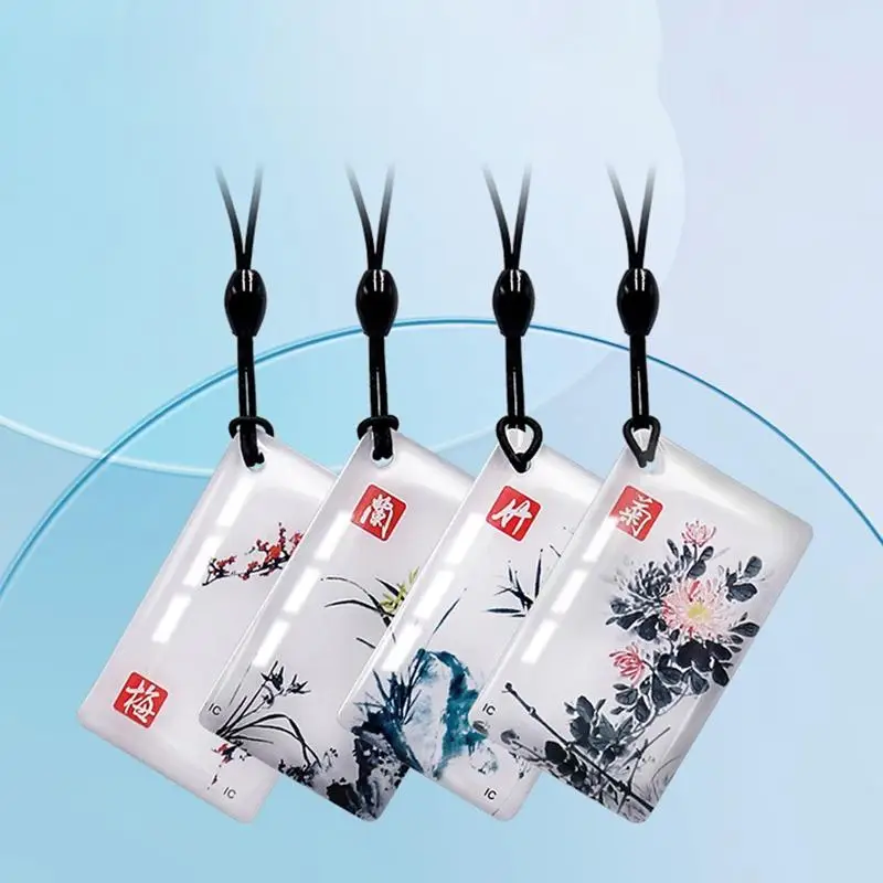 1Pcs/Lot 125KHz T5577 EM4305 Writable Epoxy Hang Tag Rewritable Proximity Access Control Card For RFID Copier