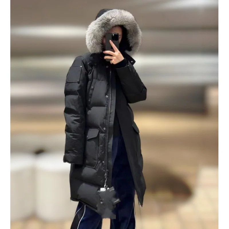 MO * SE KNUCKL * S chaqueta de invierno para mujer con cremallera gruesa, las mejores chaquetas de plumas de ganso 90, chaquetas de invierno de ocio