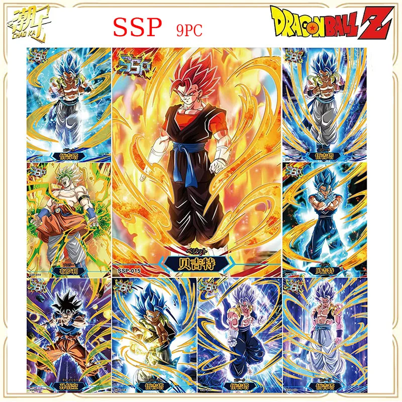 

Anime Dragon Ball SSP #/399 Rare Flash Card Master Roshi Gogeta Ubu Vegeta IV Son Goku Collection Art Christmas Birthday Gift