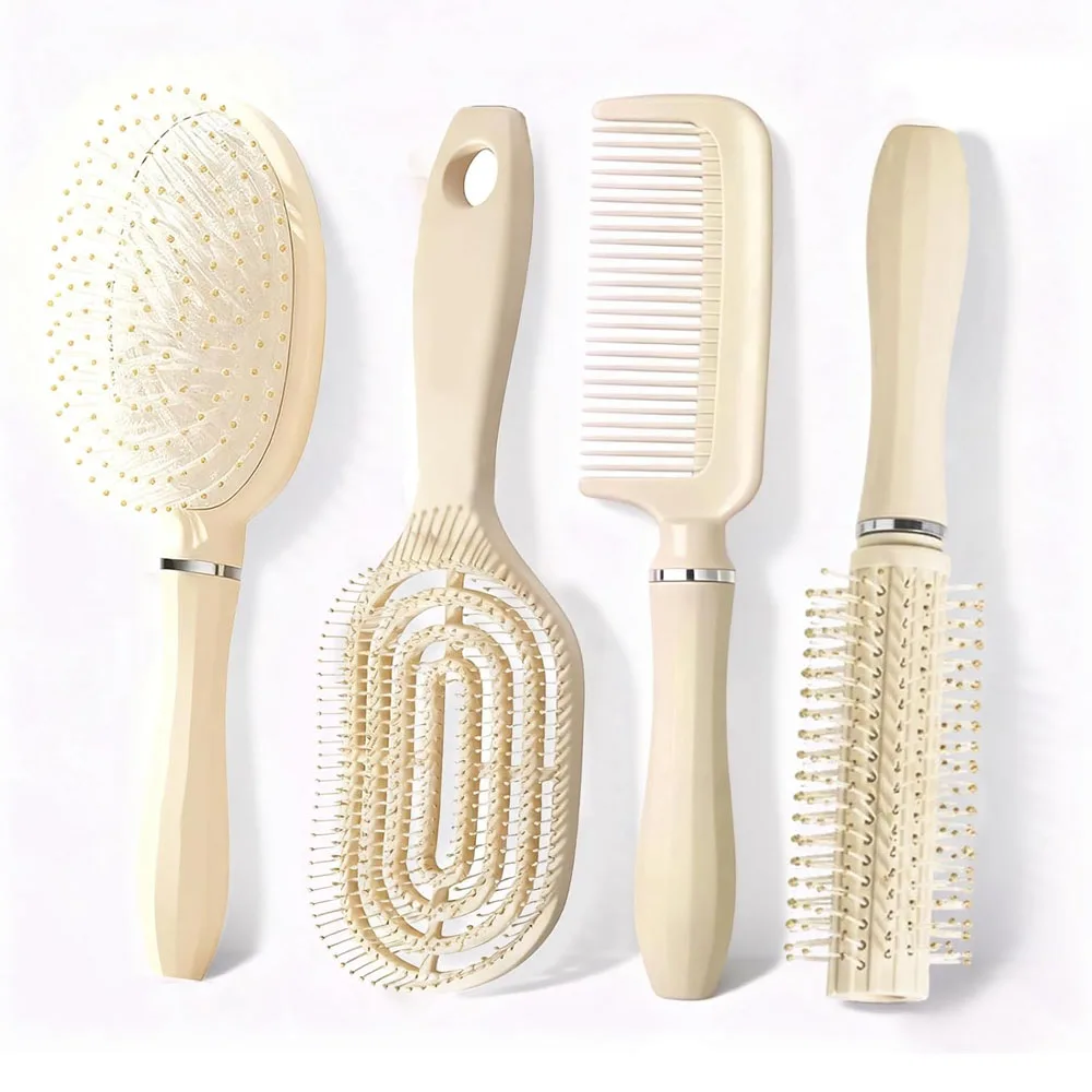 

Fluffy Air Cushion Comb Long Hair Comb Set Combination Airbag Straight Hair Comb Student Dormitory Female Home Curling Massage C