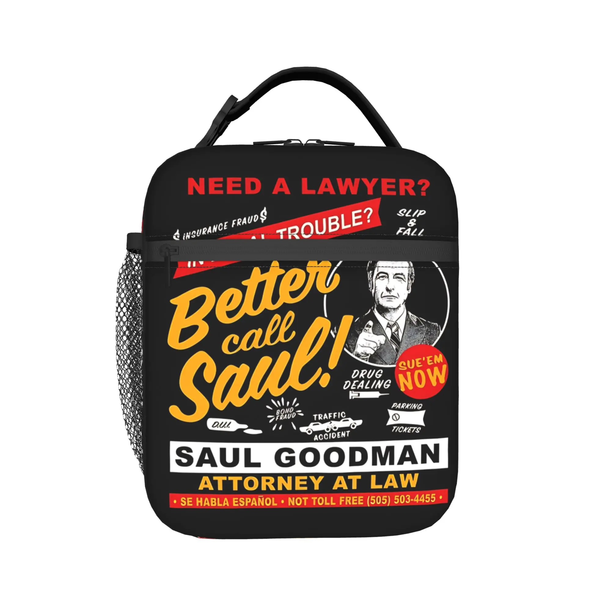 Breaking Bad Need A Lawyer Then Call Saul Dks Lunch Bag Portable Insulated Lunch Box Cooler Bag Leisure Oxford Tote Food Bags