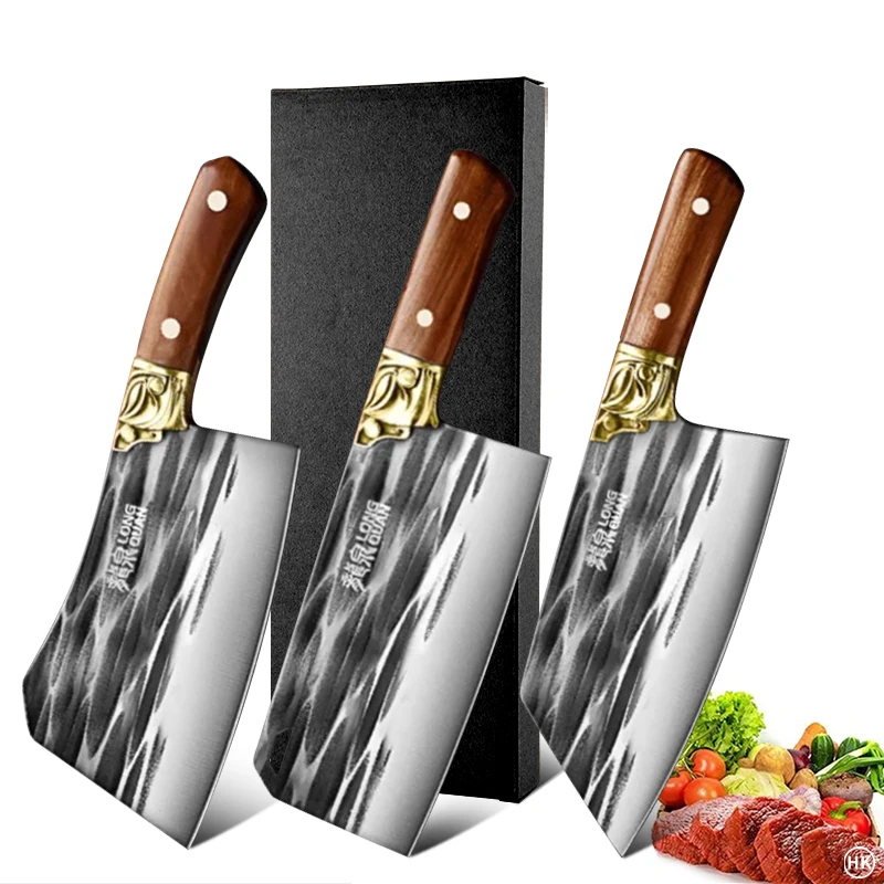 

PLYS-Vegetable knife household forging knives kitchen set combination chef special machete