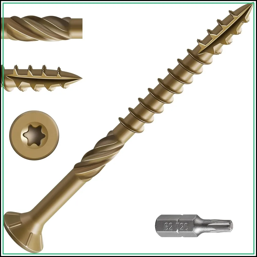Exterior Wood Screws #10 x 3