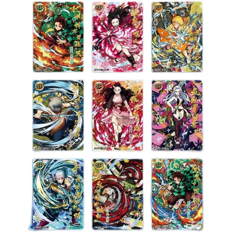 Anime Demon Slayer CP SSP QR MR SP series Daki Tokitou Muichirou Agatsuma Zenitsu collection card Christmas birthday gift