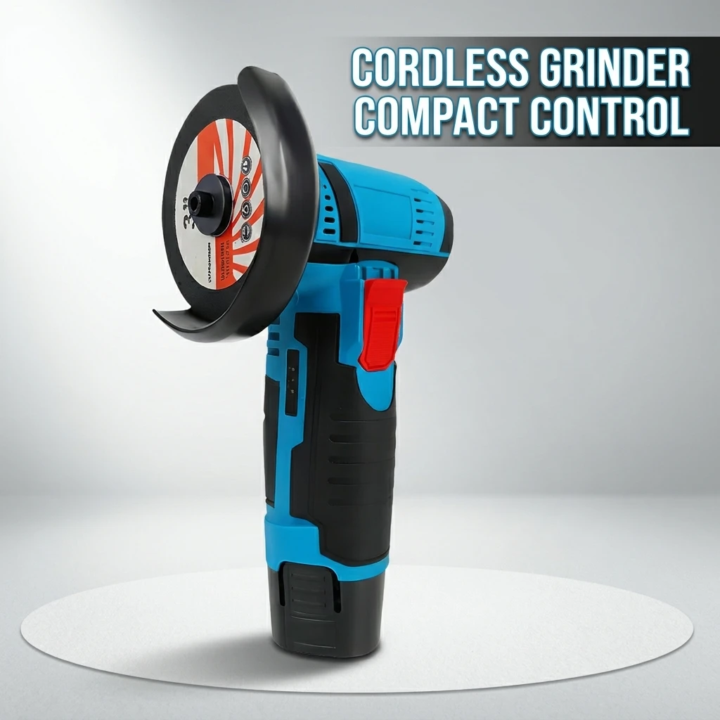 12V Cordless Electric Angle Grinder Mini Polishing And Cutting Tool for Metal Stone Projects Portable Power Tool