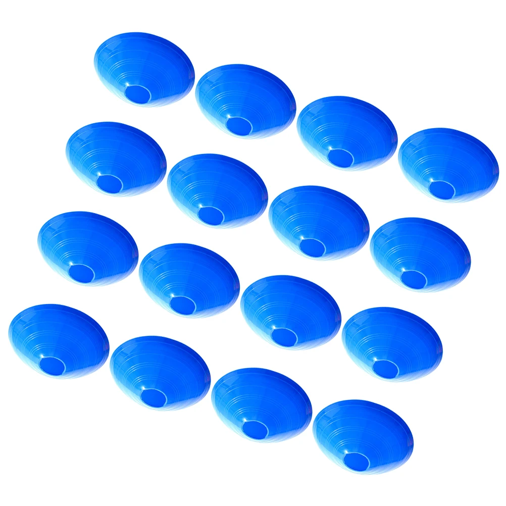 

24 pcs Football Training Disc Cone Marker Tray Sign Plate Pinnies Soccer Equipment Lightweight Durable Versatile Outdoor Team