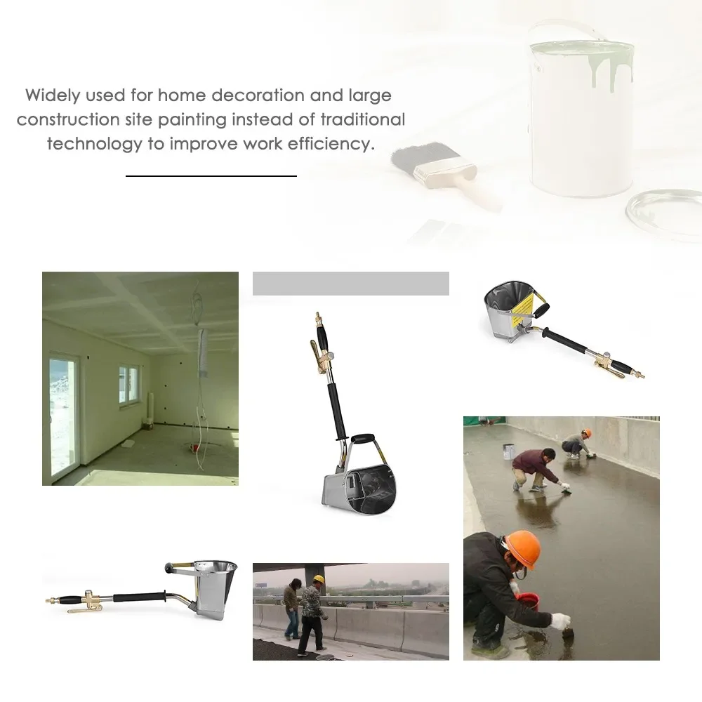 Mortar Sprayer Gun Wall Stucco Shovel Hopper Ladle Cement Spray Gun Plaster Ceiling Paint Concrete Sprayer Tool Ting Tool