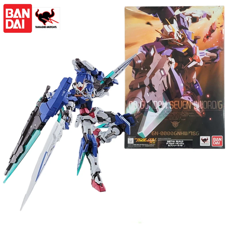 

In Stock Original Bandai METAL BUILD MB Gundam OO Seven Swords G 7S Reprint Anime Action Figures Toy Gift Model Collection Hobby