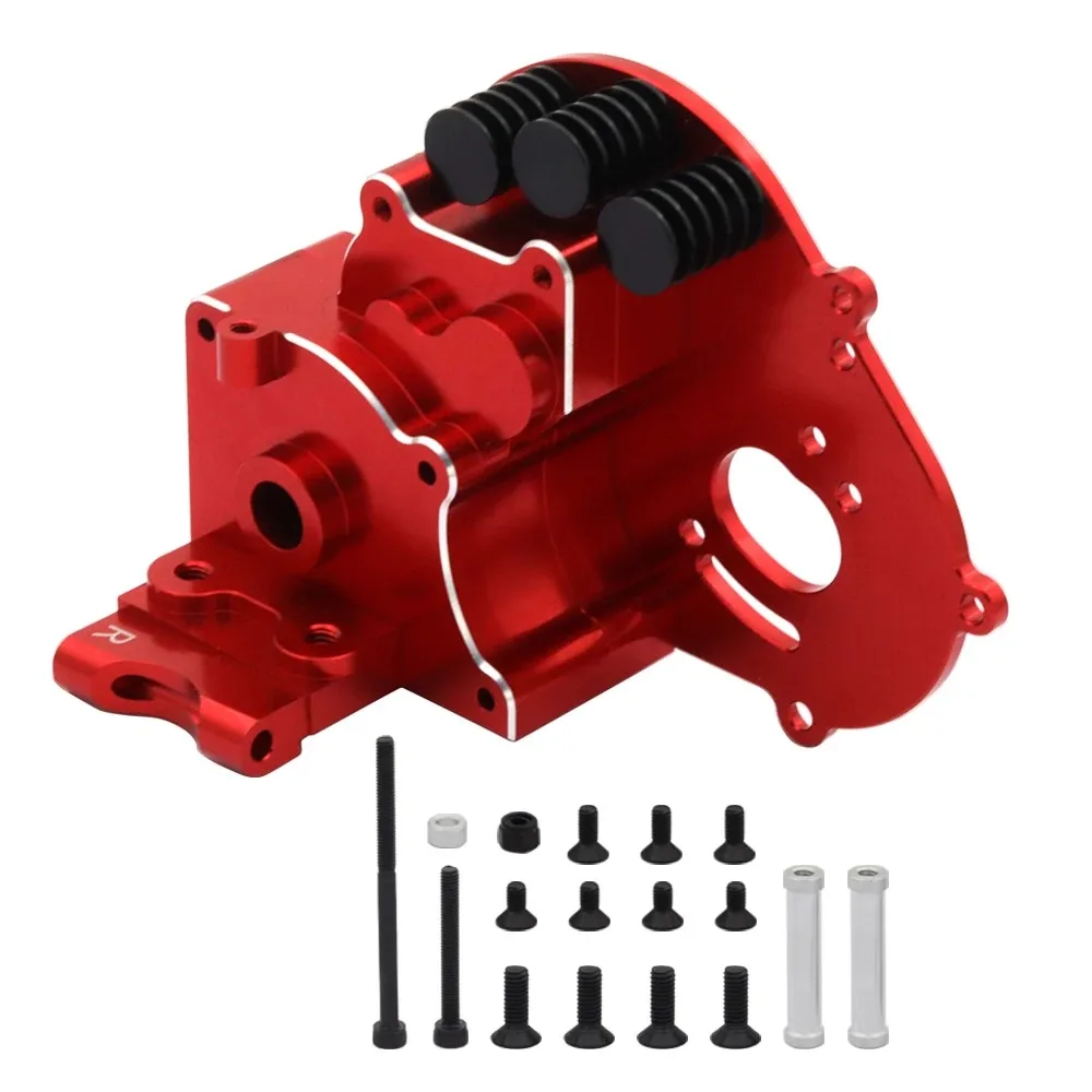 Metal Transmission Gearbox Gear Box for 1/10 Traxxas Slash 2WD VXL Rustler Stampede Bandit RC Car Upgrades Parts