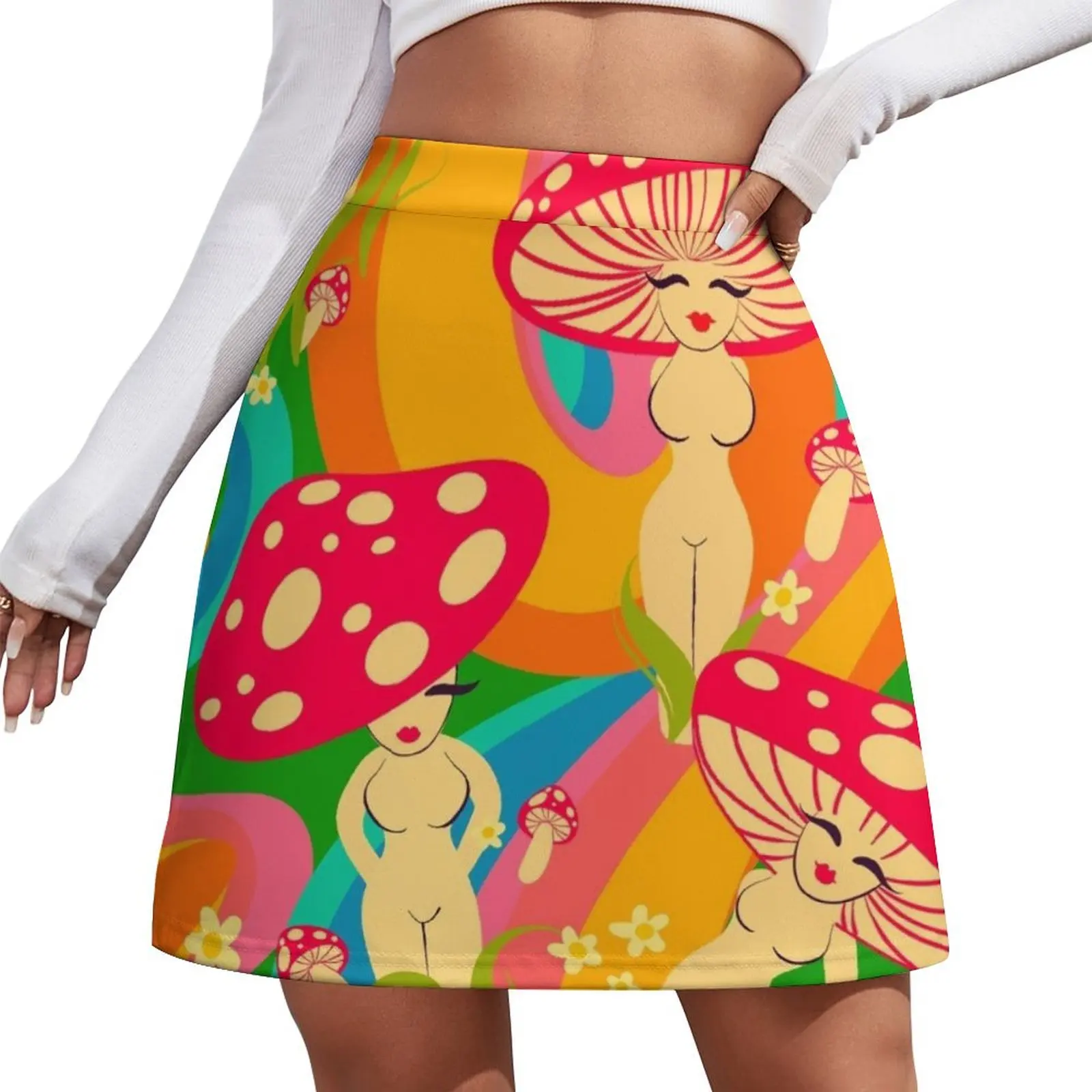 

Mushroom Ladies Mini Skirt Women skirts kawaii clothes elegant party dresses for women 2026 kpop