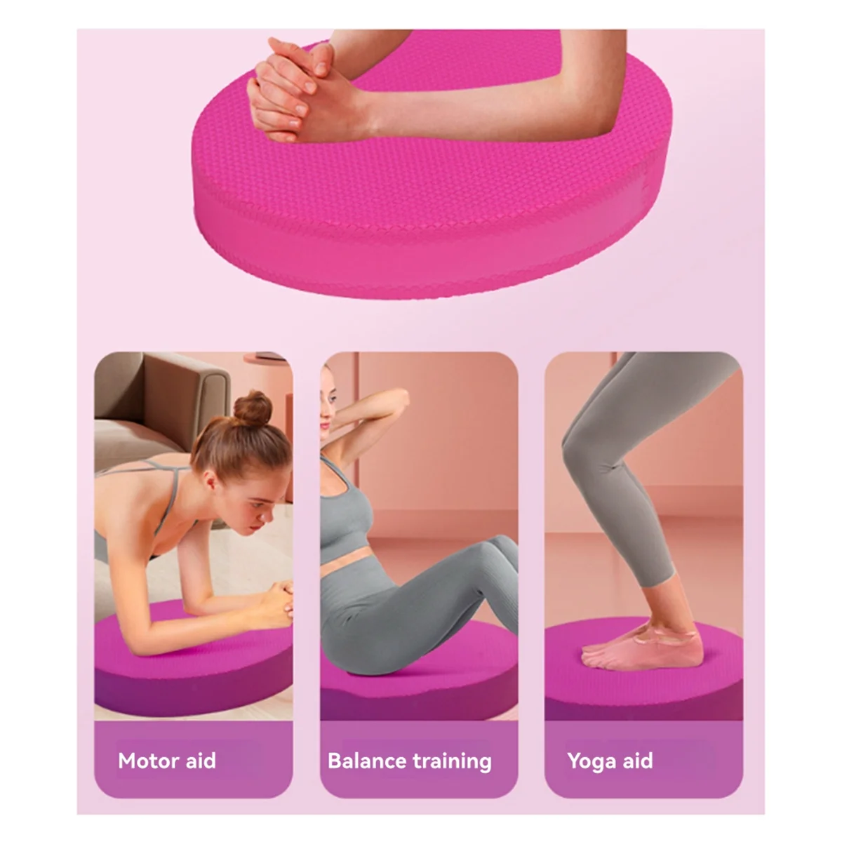 ABJZ Yoga Balance Pad Stabilitätskissen Schaumstoffbrett Workout Übungstrainer Komfortables Stabilitätstraining Balance Pad