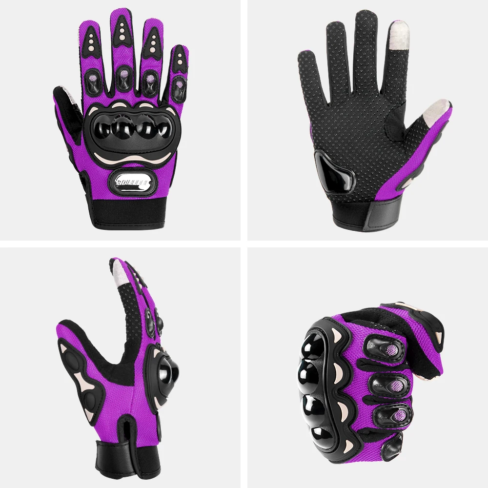 Guanti da moto Full Finger Racing protezione per sport all'aria aperta equitazione Cross Dirt Bike guanti guanti da Motocross