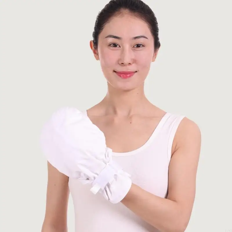 1 قطعة/2 قطعة قفازات تنفس مع أحزمة المعصم قابل للتعديل للوقاية من الإصابات وحماية الجلد ضبط النفس القفازات F19E