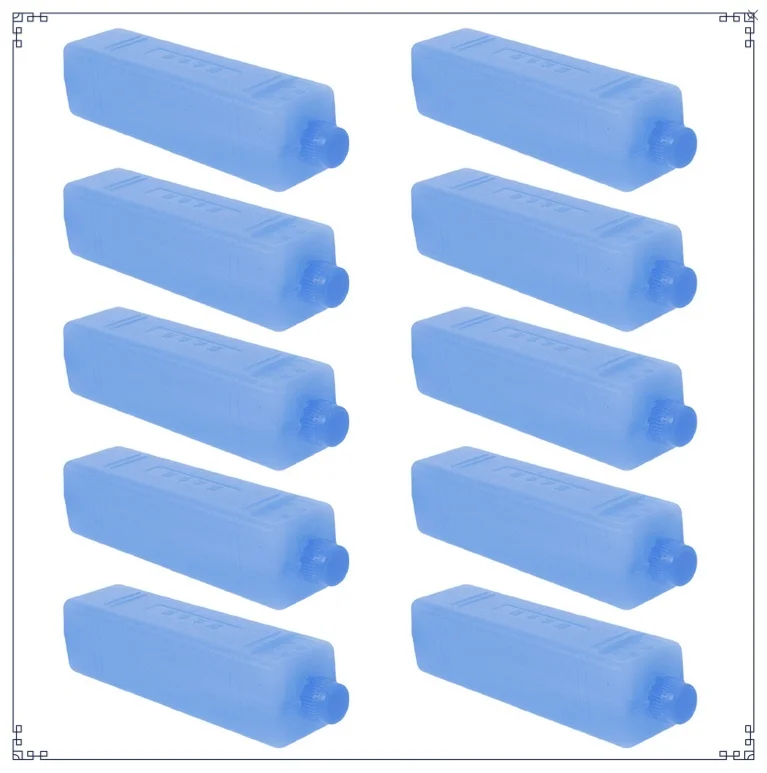 

10 Pcs 6.56" X 1.45" Small Cooler Reusable Portable Cooler Requires Water Keeps Cool With An Air Conditioner Fan Or Bags Of Ice