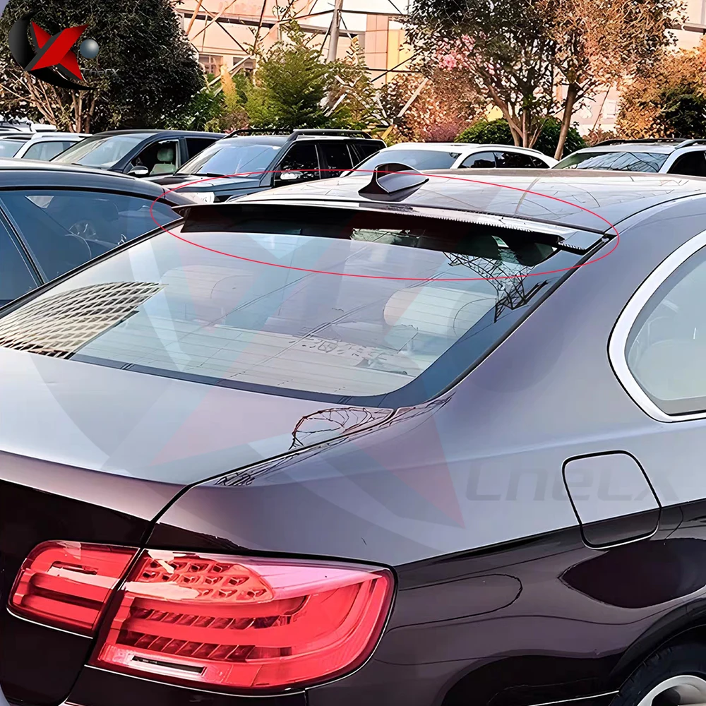 Suitable for 2007-2013 two door hardtop BMW 3 Series M3 E92 rear roof spoiler ABS material glossy black roof spoiler accessories