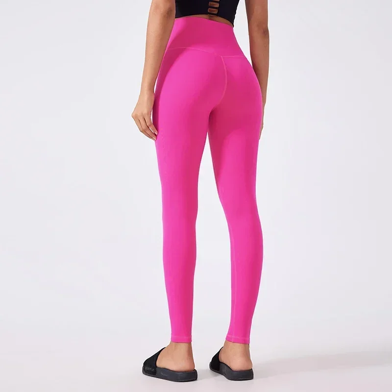 Pantalones de yoga de cintura alta, compresión y fitness, pantalones ajustados para correr y entrenar, deportes de glúteos adelgazantes y elásticos