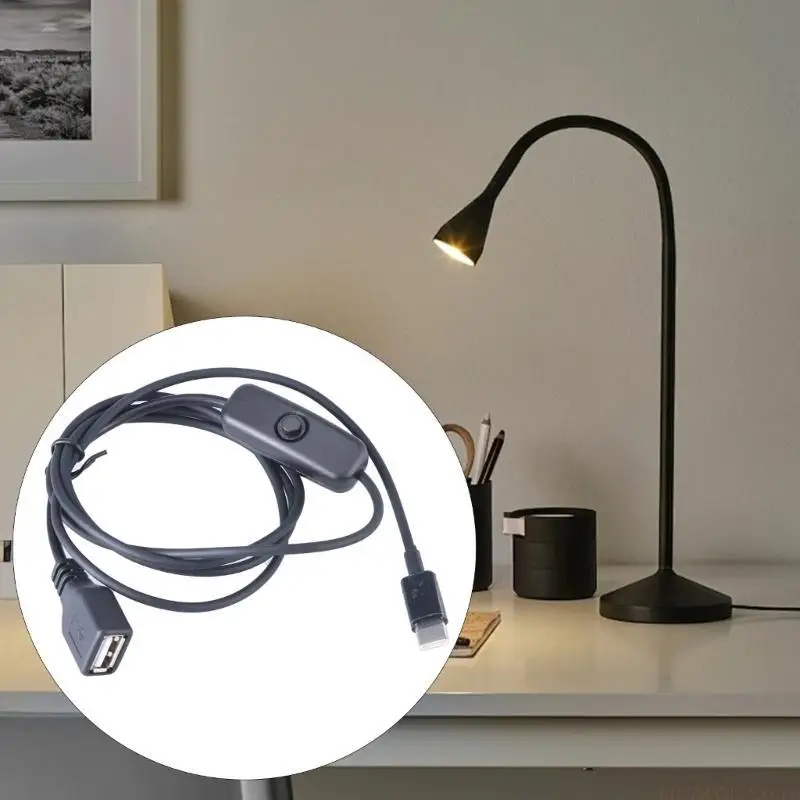 E56B USB C Male To USB A Female With Switching Charging Cable For Fast Charging