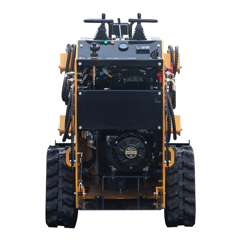 Mini chargeur personnalisé, agriculture verger Europe, inondation, mini chargeur de direction antidérapant, 900kg à vendre