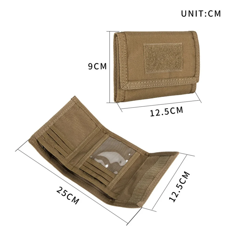 Cartera táctica multifunción para hombre, tarjetero de estilo militar para tarjetas de crédito