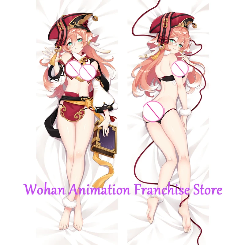 

Dakimakura Anime Pillow Cover Yanfei Halloween Christmas Decoration Double-sided Print Life-size