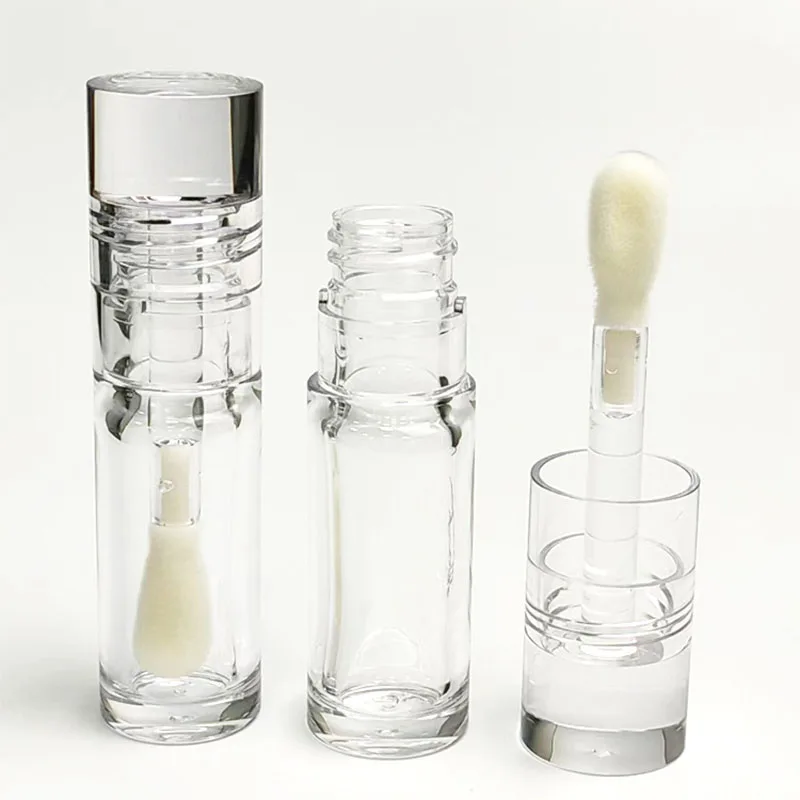 Ronde Volledige Transparante Lip Glazuur Buis, Lipkleur Buis, Cosmetica Verpakking Fles Mond, Rode Buis, Lip Glazuur Lege Buis, Verbergen